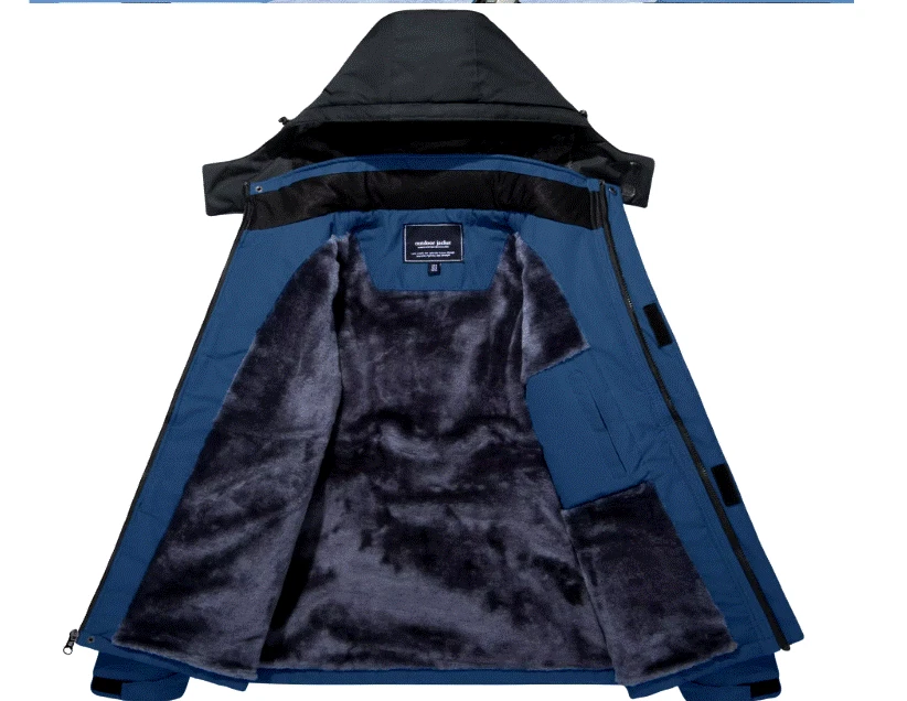 Winterjacke Softshell Skijacke wasserdicht Regenjacke Schneejacke Funktionsjacke - Bild 2 von 4