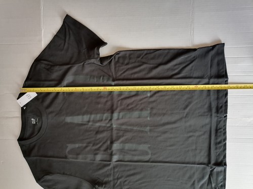 NWT GAP MEN'S BLACK OVERSIZED GAP LOGO T-SHIRT SZ M 499630 - Picture 2 of 4