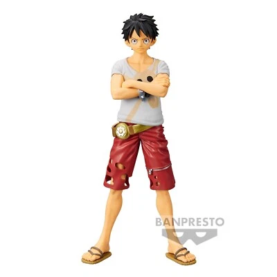 One Piece Luffy DXF Grandline Men Vol 6 Película Roja Figura Banpresto Usada - Imagen 1 de 4