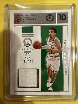 2019-20 Panini Encased Rookie Label Materials #41 Tremont Waters Jersey /199 NBA