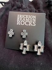 Erickson Beamon Rocks Two Pairs of Earrings