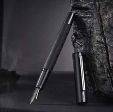 Hongdian 1860 Black Forest Max Fountain Pen EF/F Nib Office Writing Pen Gift