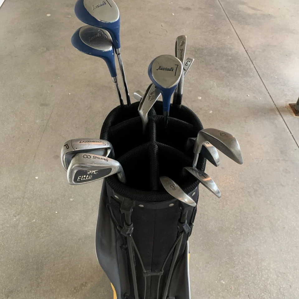 Complete set of Austad’s + 3 Os Clubs ⛳ 1,3,5W(3,4,5,6,7,8,9,S,P) Putter+Bag-RH - Image 3 of 4