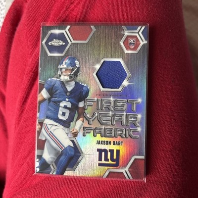 2025 Topps Chrome Jaxson Dart First Year Fabric Player-Worn