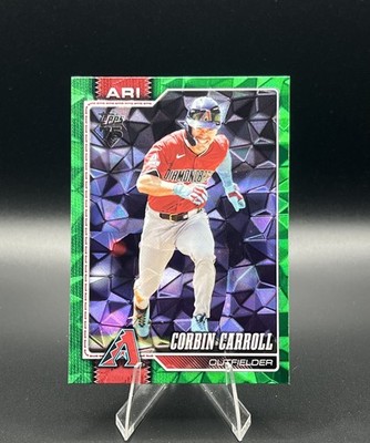 Corbin Carroll Arizona Diamondbacks Green Diamante /99 2026 Topps Series 1 #314