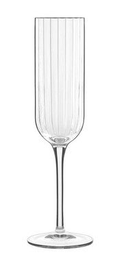 Luigi Bormioli 11283/01 Bach 7 oz Champagne Flute (Set of 4), Clear