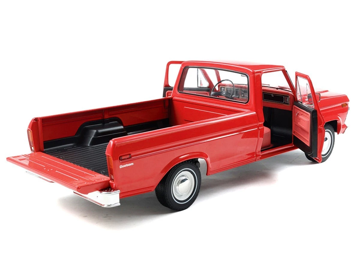 IXO MODEL Ford F-100 Pick-up de 1974, escala 1/18, color rojo Candy Apple (U18RDC003) 4