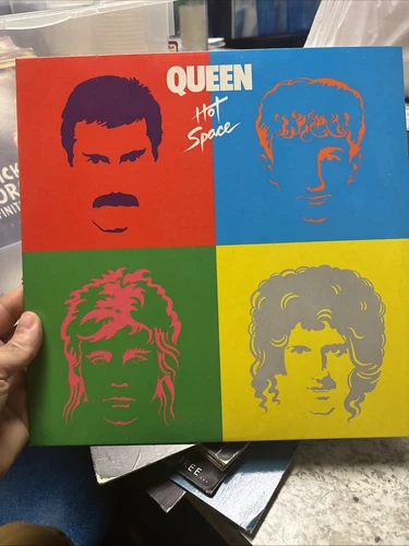 QUEEN Hot Space 1st Original US Press 1982 Elektra Freddie Mercury LP VG++/NM EX