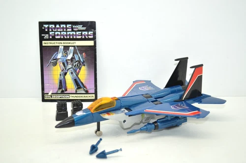 Thundercracker 1985 Vintage Hasbro G1 Transformers Figure 100% Complete Seeker