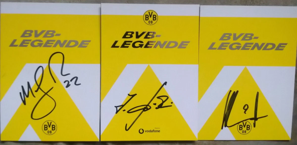 Carte Autographe Originale Jörg Heinrich - Borussia Dortmund 1996-97 - Non Certifiée