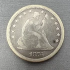1876-P Seated Liberty Quarter - #1155