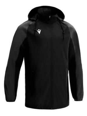 Macron-Men s RAIN SHOWER JACKET WATERPROOF ELBRUS - Size L Blk/Grey