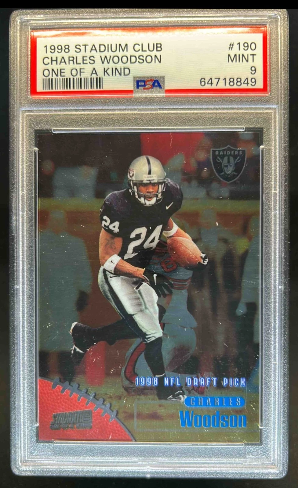 Charles Woodson Stadium Club #190 One of A Kind