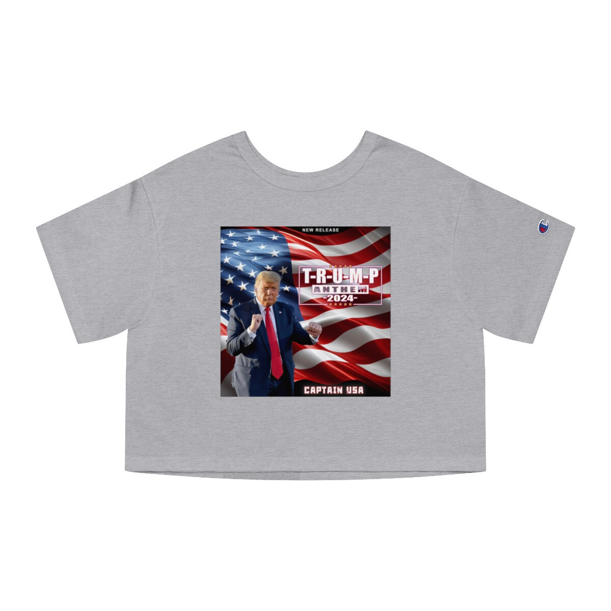 T-R-U-M-P Anthem 2024 by Captain USA - President Donald J Trump Champion Women's