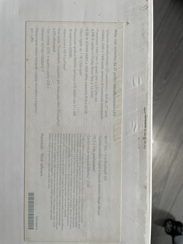 iMac 27 inch late 2012 i5 16gb RAM Cracked Screen Glass + Magic Mouse + Keyboard - Picture 9 of 12