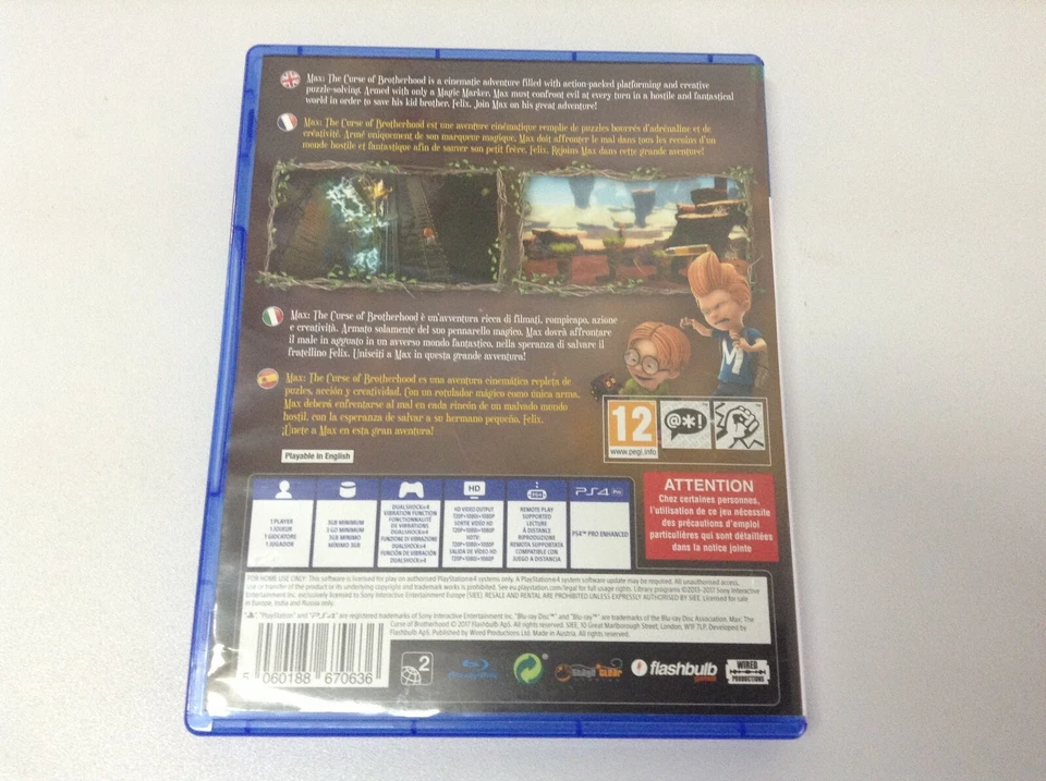 MAX THE CURSE OF BROTHERHOOD . Pal España . Envio Certificado, foto 2 de 3