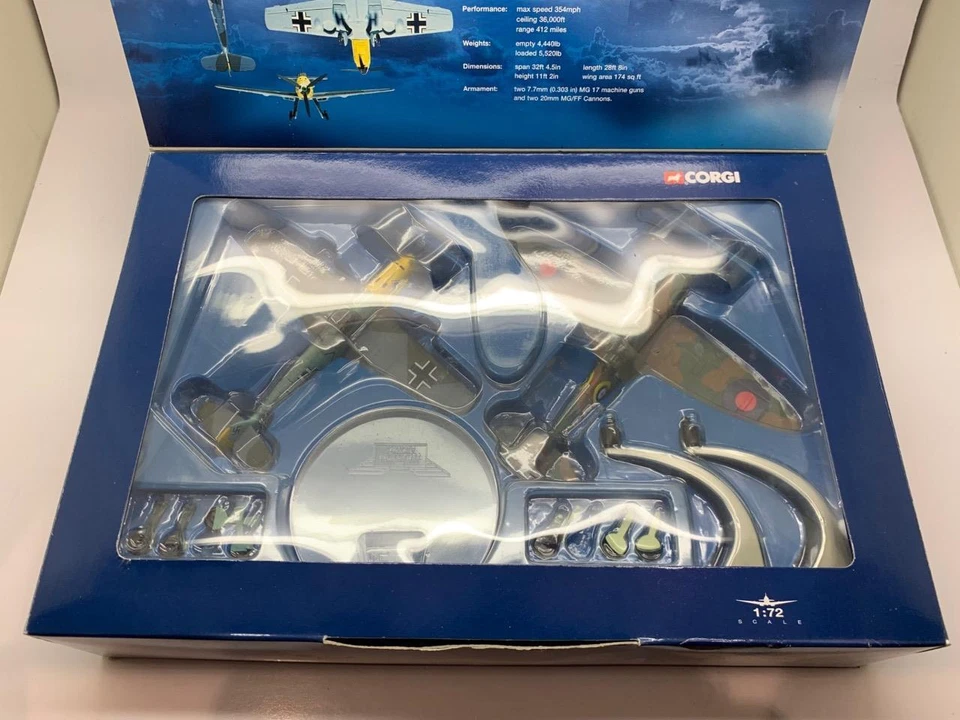 Corgi Supermarine Spitfire Mki & Messerschmitt Bf 109E 49505 1/72 - Immagine 2 di 2