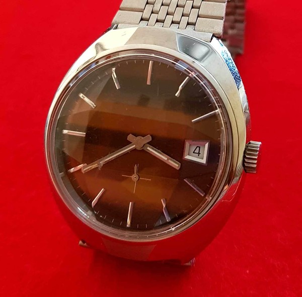 RELOJ  DE CUERDA VINTAGE, C1970 NOS (new old stock)