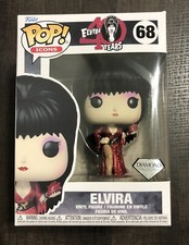MINT Elvira 40th Anniversary Diamond Glitter Funko Pop! Vinyl Figure #68