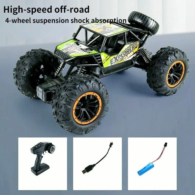 Macchina Telecomandata Professionale 4x4 1/18 Fuoristrada Auto RC alta velocità - Immagine 4 di 4