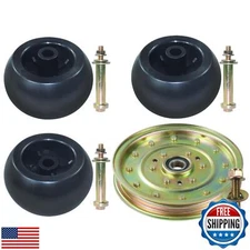 POSEAGLE 1-633109 Idler Pulley with 1-603299 Deck Wheel Replaces 116-4667, 12