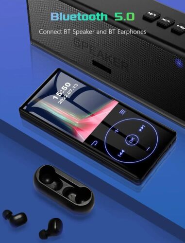 Bluetooth Support 128GB MP4/MP3 Lossless Music Player FM Radio Recorder Sport UK - Picture 16 of 20