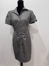 Calvin Klein grey office dress size 8 petite