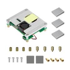 PoE Hat for Raspberry Pi 5 Power Over Ethernet HAT for Raspberry Pi 4B/3B+ Su...