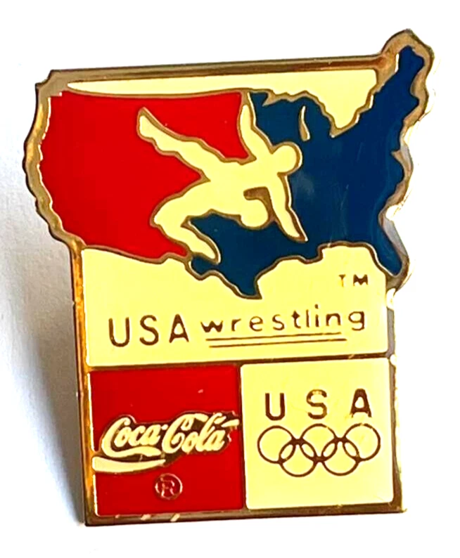 Coca Cola USA Wrestling Team Olympia Pin (H11) - Bild 1 von 1