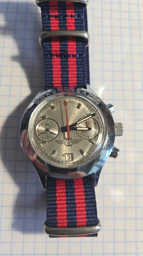 Men's Vintage Pilots Chronograph Watch Poljot Sturmanskie Movement 3133 Russian