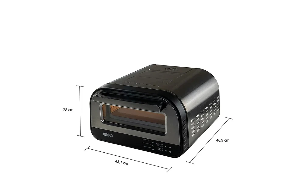 UNOLD 68816 Pizzaofen Luigi inkl. Pizzastein, jetzt neu- mit 450°C - Bild 2 von 4