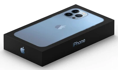Original Apple iPhone 13 Pro Max Verpackung Leerbox Box Karton Blue Blau 128GB