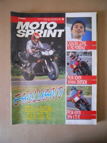MOTOSPRINT Nr.38 1991 Test BMW K75 RT YAMAHA DIVERSION [MS7]