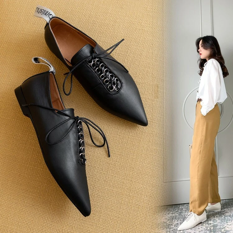 Pointed oxford shop shoes womens