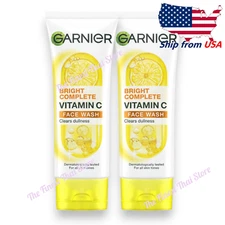 Garnier Skin Naturals Bright Complete Vitamin C Face Wash - 100ml pack  2