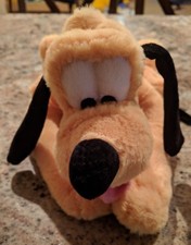 10" Authentic Original Disney Parks Pluto Plush Stuffed - CLEAN