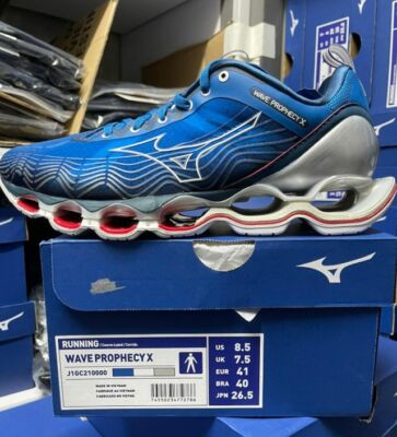 mizuno running shoes blue
