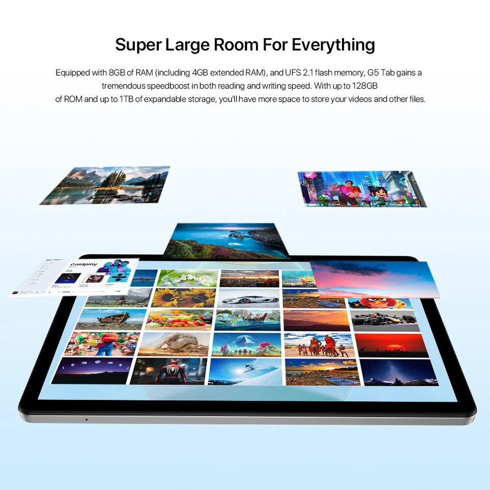 UMIDIGI G5 Tab 4GB+4GB 128GB 6000mAh 10,1 Zoll Octa Core Android WiFi Tablet - Bild 4 von 4