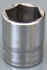 SNAP-ON TOOLS, 3/8" DRIVE CHROME SHALLOW SOCKET, 19MM, 6 PT, #FSM191
