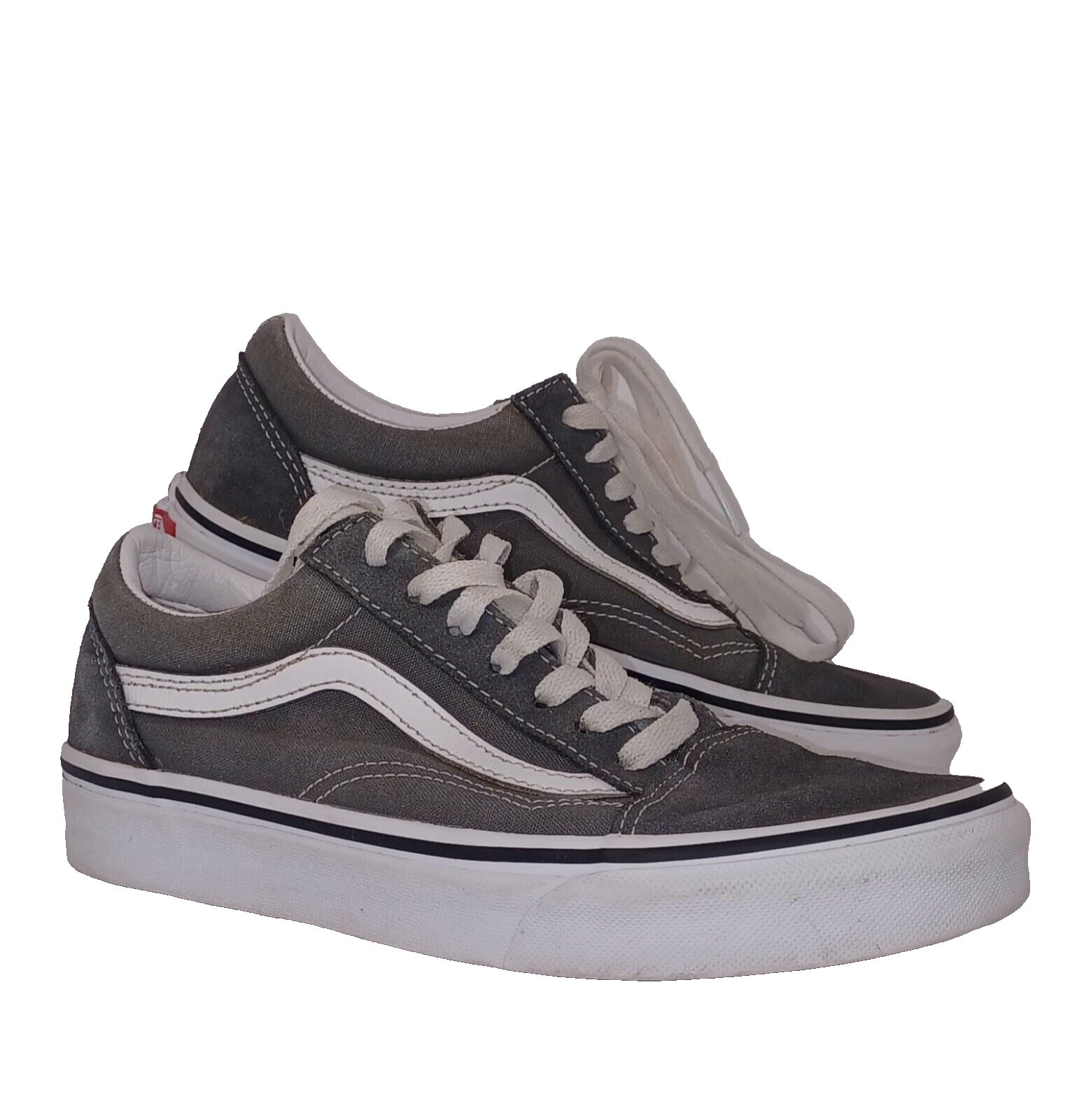Vans Off The Wall Men's Gray Classic Old Skool Skate Shoes Size 5.5 #500714