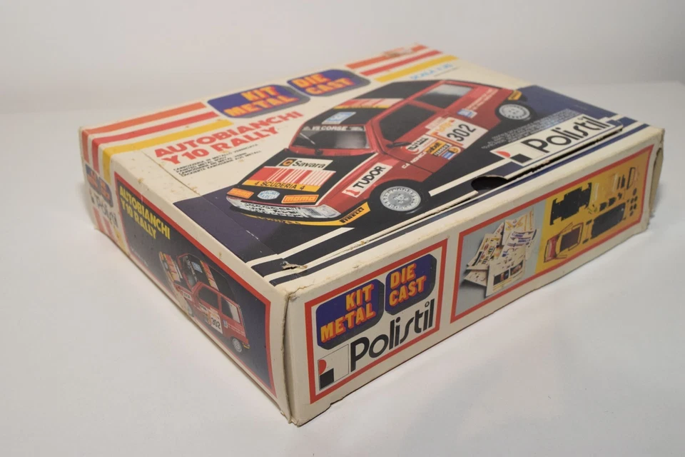 B17 1:25 POLISTIL 02504 2504 AUTOBIANCHI Y10 Y-10 RALLY SCATOLA VUOTA ORIGINA... - Immagine 2 di 4