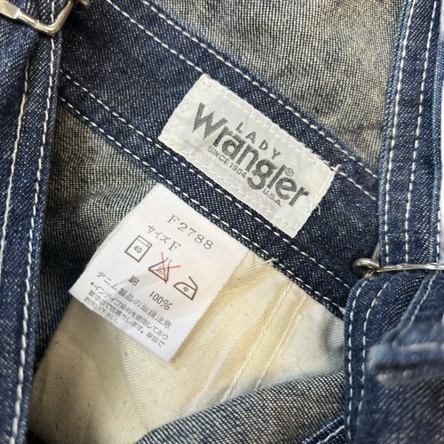 WRANGLER BLUE BELL LADIES DENIM DUNGAREES ROCKABILLY USA WORKWEAR LADY 34”W 34”L - Picture 11 of 12