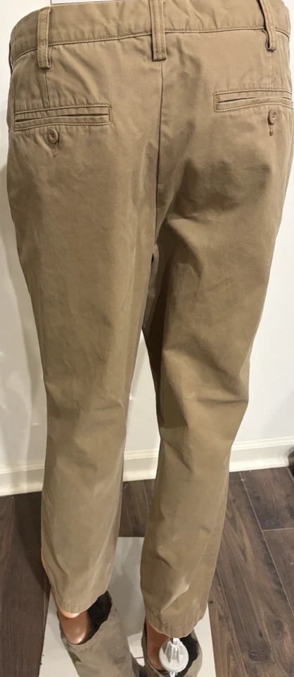 Pantalones chinos Bob Timberlake 34 caqui 100 % algodón para hombre Foto 3 de 4