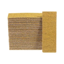 100pcs Micro Detail Sander Paper 40 Grit 3.5 x 1.2 Inch Finger Sander Sandpapers