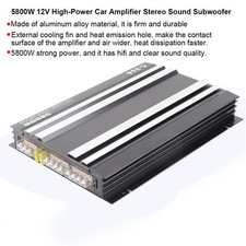 5800W 12V High Power Car Amplifier Hi Fi Portable Audio Stereo Sound Subwoofer