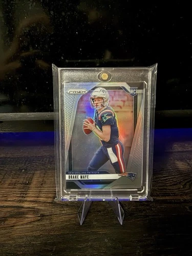 2024 Panini Prizm - Rookies Drake Maye #329 Silver Prizm (RC)