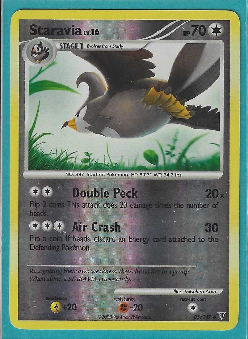 Pokemon Supreme Victors "Staravia"  85/147  Reverse Holo