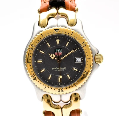 TAG Heuer SEL Professional WG1220-K0 Gray 34mm Quartz Vintage Men's Watch - Image 1 of 4
