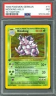 Pokemon Base Set 1st Edition GERMAN Nidoking 11/102 PSA 7