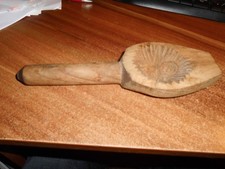 Butterformer Antik Eule Butterform Eule Form für Butter Antik selten aus Holz